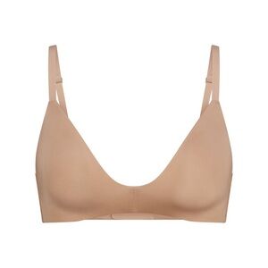 SKIMS wireless form lightly lined bra in clay 34D